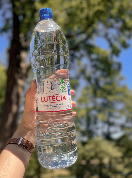 Lutécia : une bouteille 100% rPET et 100% recyclable